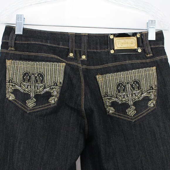Rocawear High Rise Jeans Women's Size 7 Junior Black - Picture 5 of 16